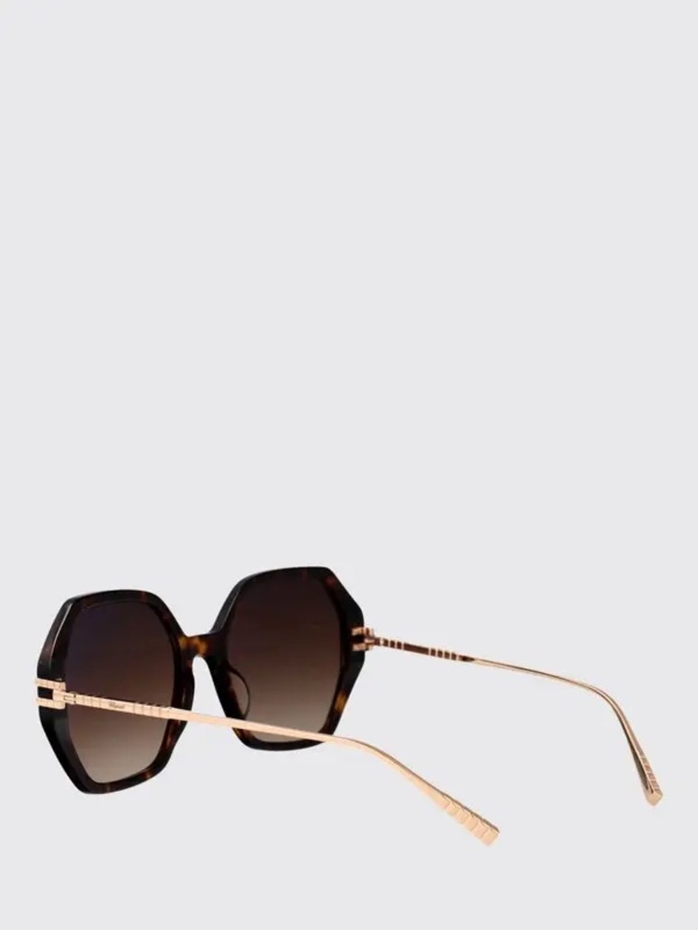 New Chopard Geometric Octogon Sunglasses SCH370M Dark Havana Gold 57 19 135 - Picture 2 of 15